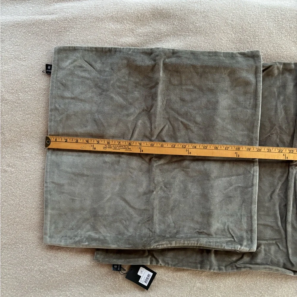 Soft Velvet Olive Accent Pillow Cover - Neutral Home Accent